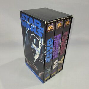 VHS Star Wars Original Trilogy Video Tape Movie Set Digitally Remastered